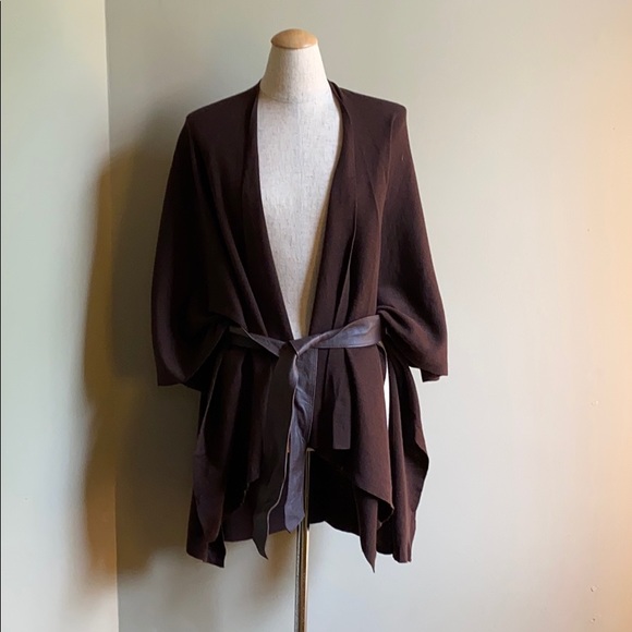 BCBG MaxAzria Sweater/Wrap with Belt - Picture 3 of 5